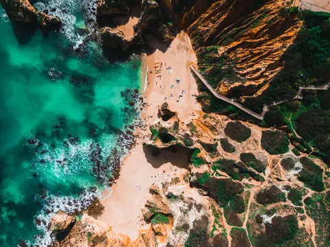 Beach from Above 4K Wallpaper · ocean · 3840×2880