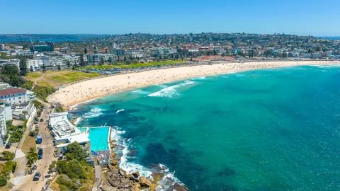 Beach from Above 4K Wallpaper · ocean · 3840×2160