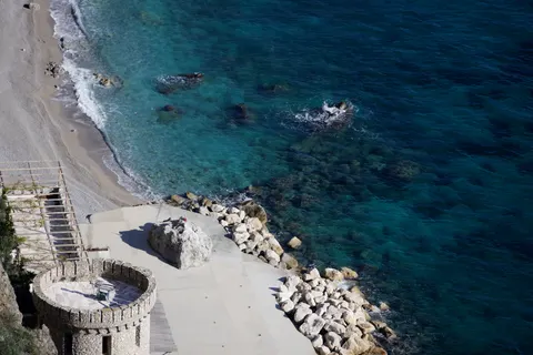 Beach from Above 4K Wallpaper · ocean · 3840×2561