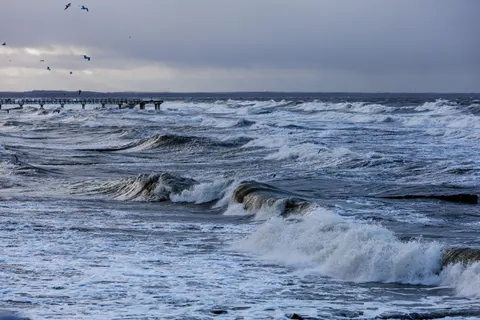 Stormy Sea 4K Wallpaper · ocean · 3840×2560