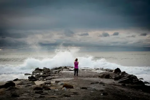 Stormy Sea 4K Wallpaper · ocean · 3840×2560