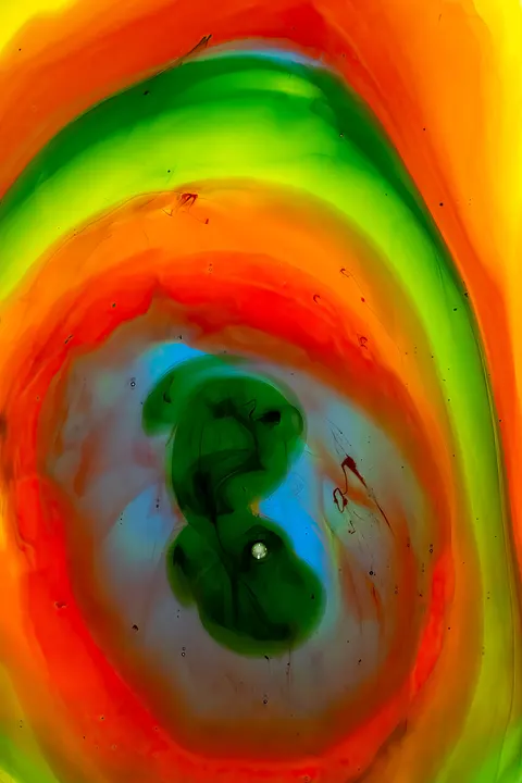Ink Swirl Phone Wallpaper · marble · 1440×2160
