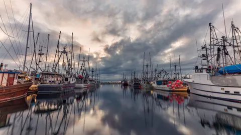 Coastal Harbor 4K Wallpaper · ocean · 3840×2160