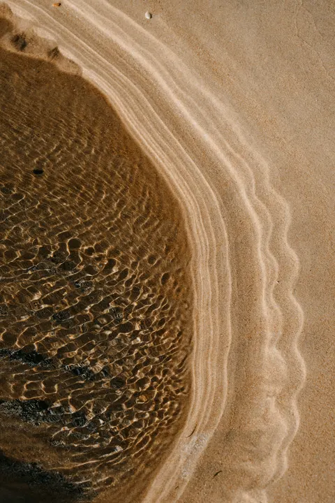Sand Ripple Phone Wallpaper · marble · 1440×2160