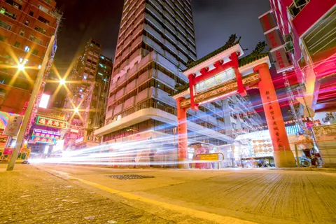 Hong Kong Night 4K Wallpaper · city · 3840×2560