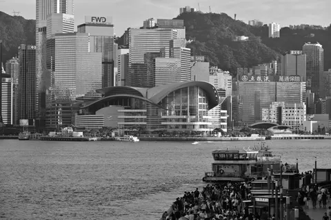 Hong Kong Night 4K Wallpaper · city · 3840×2563