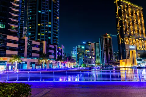 Dubai Skyline 4K Wallpaper · city · 3840×2560