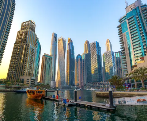 Dubai Skyline 4K Wallpaper · city · 3840×3155