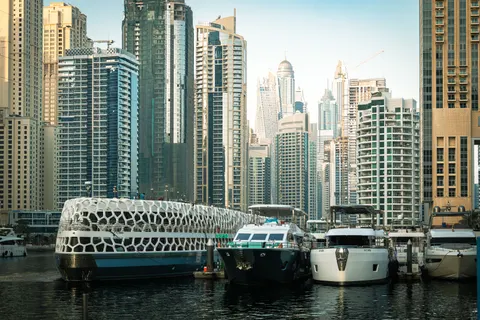Dubai Skyline 4K Wallpaper · city · 3840×2560