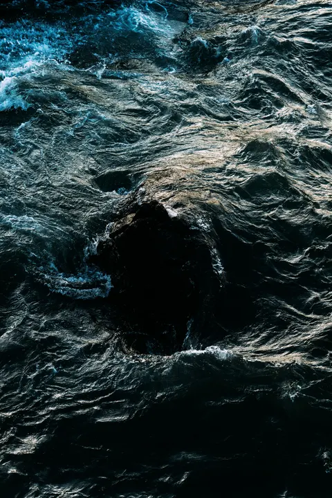 Ink Swirl Phone Wallpaper · marble · 1440×2160