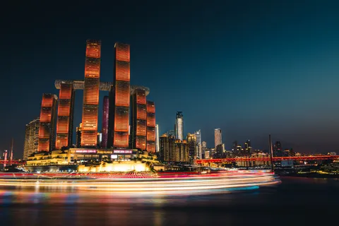 Shanghai Night 4K Wallpaper · city · 3840×2560