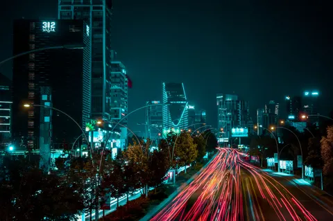 Shanghai Night 4K Wallpaper · city · 3840×2553