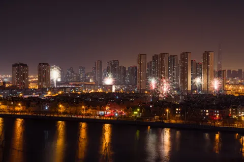 Shanghai Night 4K Wallpaper · city · 3840×2560