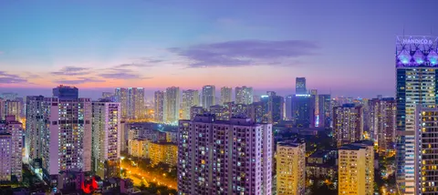 Shanghai Night 4K Wallpaper · city · 3840×1714