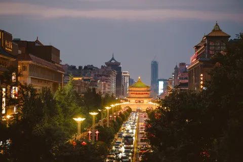 Shanghai Night 4K Wallpaper · city · 3840×2560