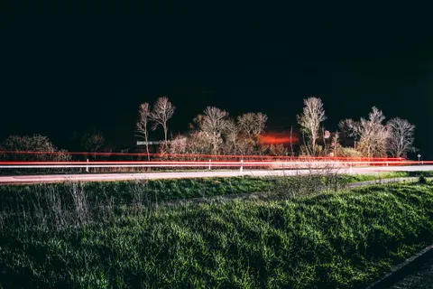 Light Trails 4K Wallpaper · city · 3840×2560