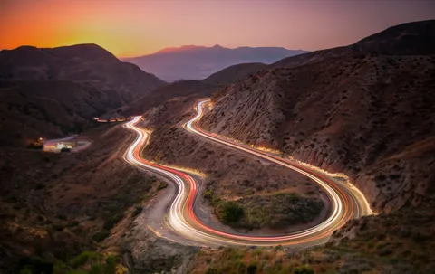 Light Trails 4K Wallpaper · city · 3840×2426