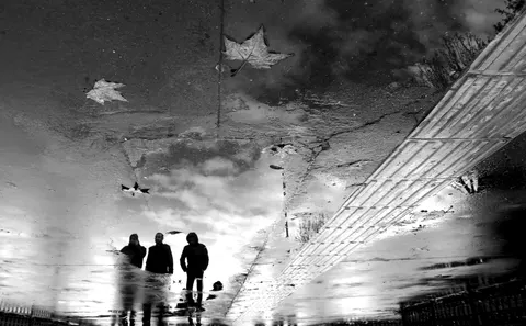 Rainy Street 4K Wallpaper · city · 3840×2378