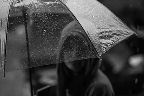 Rainy Street 4K Wallpaper · city · 3840×2560