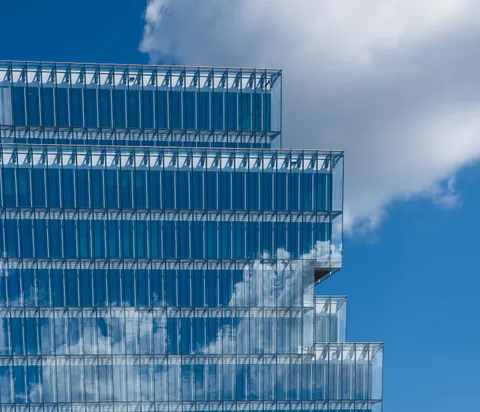 Glass Tower 4K Wallpaper · architecture · 3840×3297