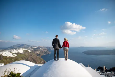 Santorini 4K Wallpaper · architecture · 3840×2563