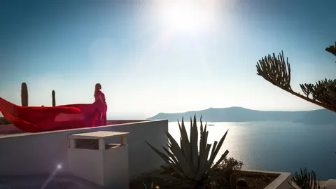 Santorini 4K Wallpaper · architecture · 3840×2160