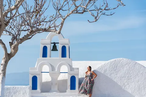 Santorini 4K Wallpaper · architecture · 3840×2563