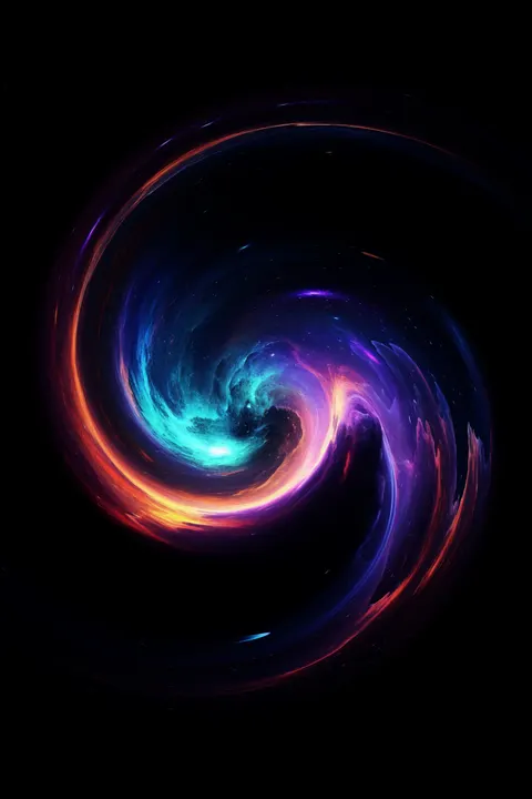 Ink Swirl Phone Wallpaper · marble · 1440×2160