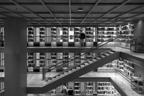 Grand Library 4K Wallpaper · architecture · 3840×2560