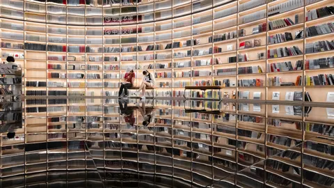 Grand Library 4K Wallpaper · architecture · 3840×2160