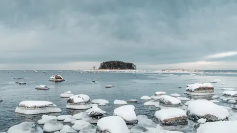 Tapeta Zamarznięte jezioro 4K · nature · 3840×2160