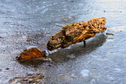 والپیپر دریاچهٔ یخ‌زده با کیفیت 4K · nature · 3840×2560