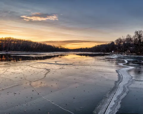 Fond d'écran Lac gelé 4K · nature · 3840×3066