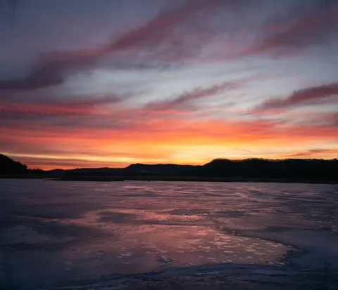 Frozen Lake 4K Wallpaper · nature · 3840×3303