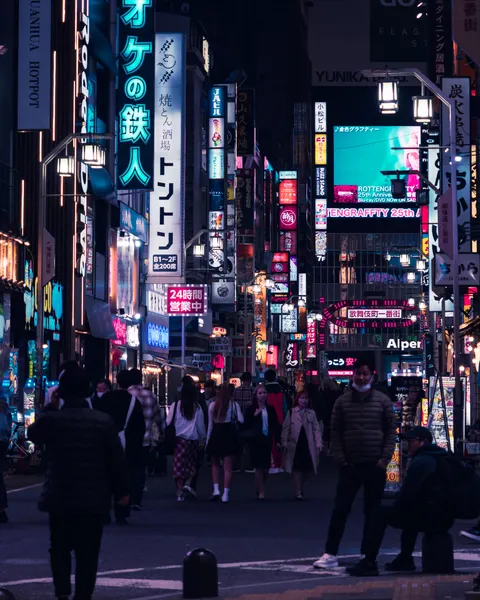 Japan Street Art Phone Wallpaper · anime · 1440×1800