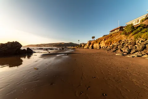 Hình nền Hoàng hôn bãi biển dừa 4K · nature · 3840×2563