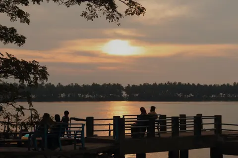 والپیپر غروب ساحل نخل با کیفیت 4K · nature · 3840×2560