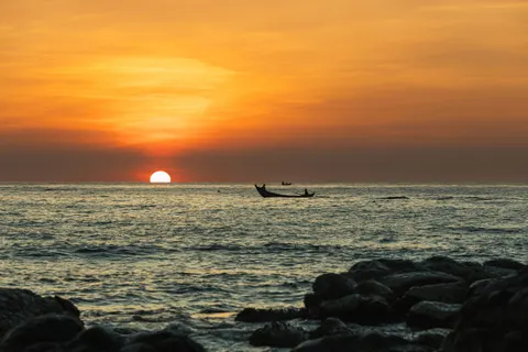 Wallpaper Senja Pantai Palem 4K · nature · 3840×2560