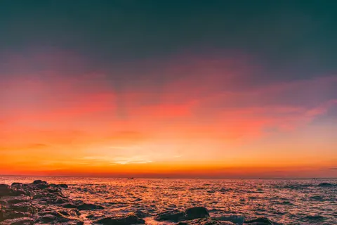 Palm Beach Sunset 4K Wallpaper · nature · 3840×2560