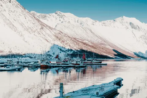 Noorse fjord 4K-achtergrond · nature · 3840×2560