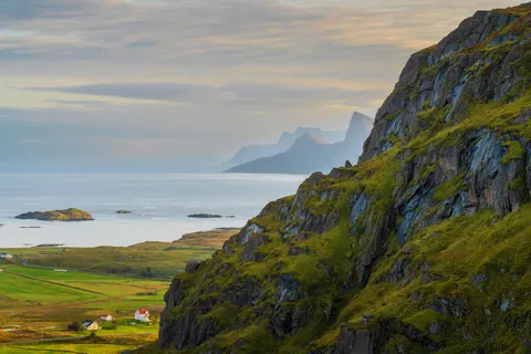 Norwegischer Fjord 4K Hintergrundbild · nature · 3840×2560