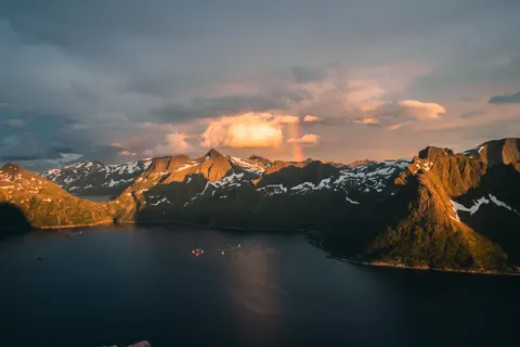 Wallpaper Fjord Norwegia 4K · nature · 3840×2560