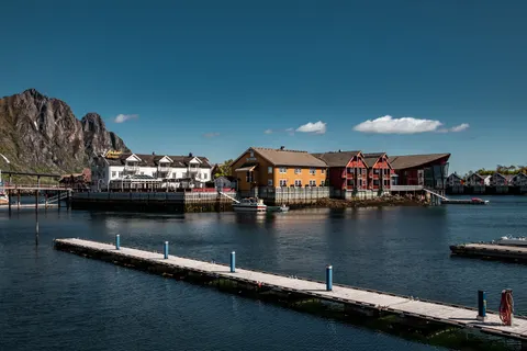 Papel de parede Fiorde norueguês 4K · nature · 3840×2560