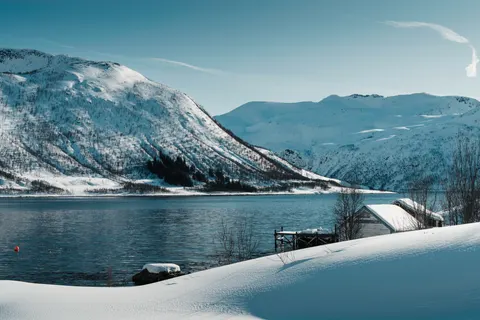 Noorse fjord 4K-achtergrond · nature · 3840×2560