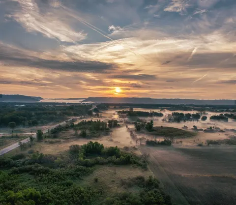 Обои Туманная долина 4K · nature · 3840×3338