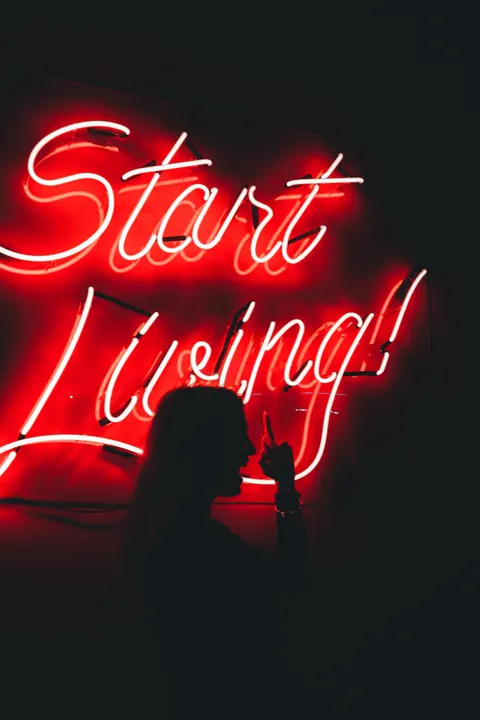 Neon Words Phone Wallpaper · quotes · 1440×2160