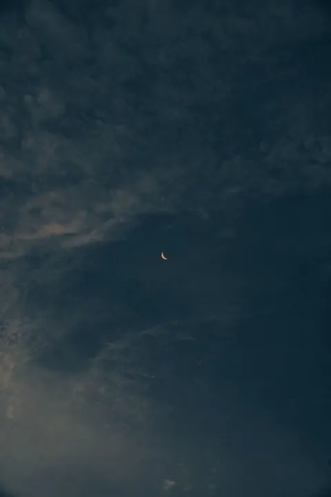 Crescent Moon Phone Wallpaper · moon · 1440×2160
