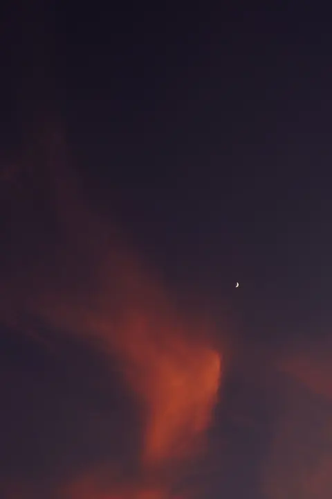 Crescent Moon Phone Wallpaper · moon · 1440×2160