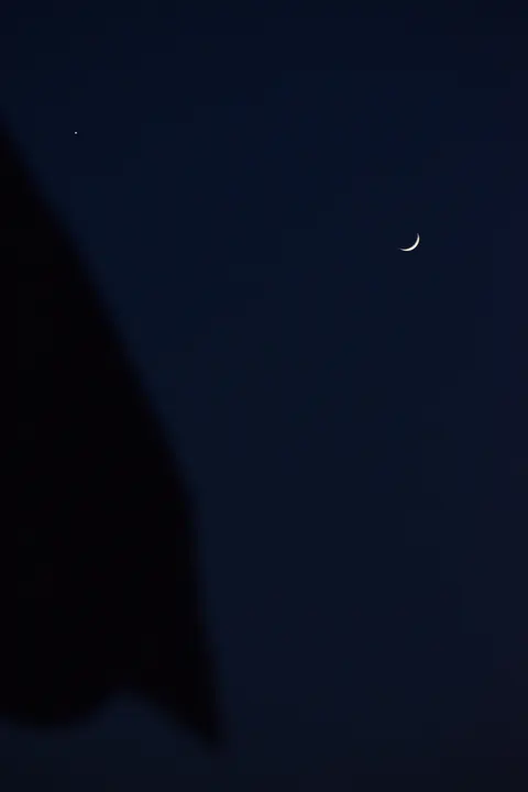 Crescent Moon Phone Wallpaper · moon · 1440×2160