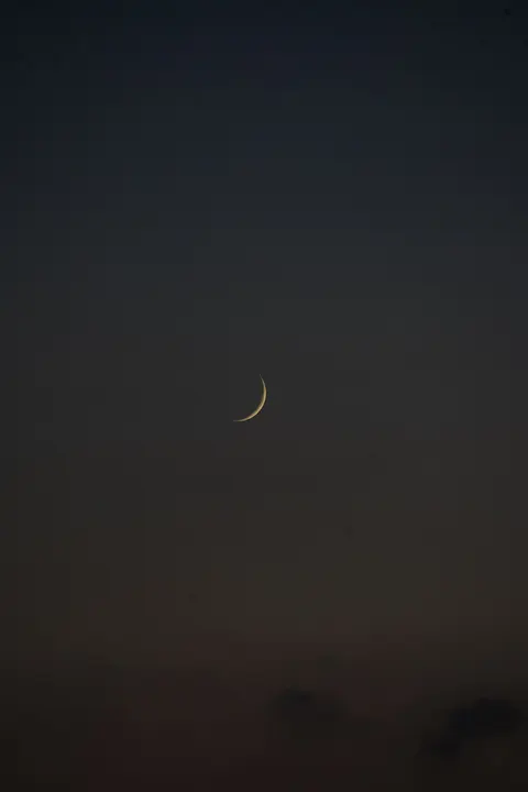 Crescent Moon Phone Wallpaper · moon · 1440×2160